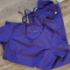 Purple scrubs XS